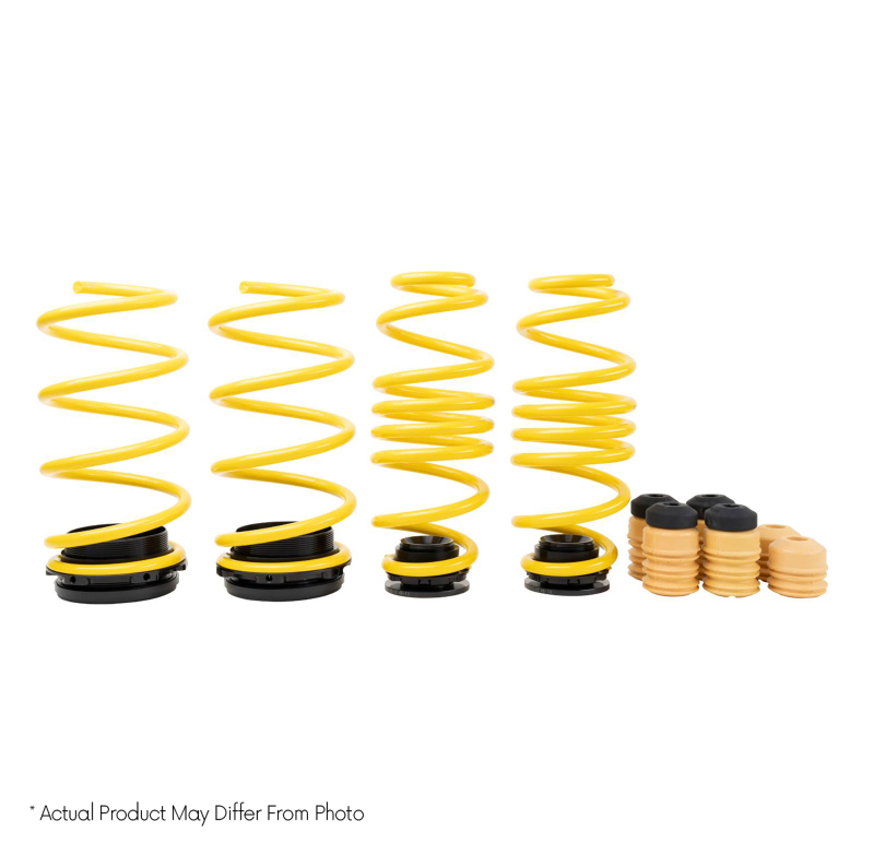 ST Suspensions Adjustable Lowering Springs 273200CC Springs, Height, Front and Rear, Yellow Powdercoated, Use with Factory Dampers, BMW, Kit thumbnail 9