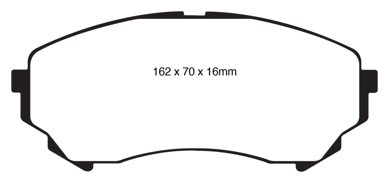 EBC S5 Brake Pad and Rotor Kit (1x ebcGD7516, 1x ebcDP41828R) thumbnail 6