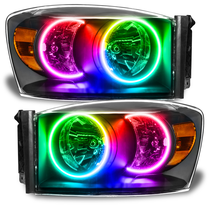 Oracle 07-08 Dodge Ram SMD HL - Black - ColorSHIFT w/o Controller thumbnail 6