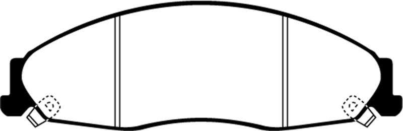 EBC 02-05 Cadillac CTS 2.6 Redstuff Front Brake Pads thumbnail 7