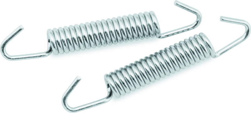 BikeMaster Powersports Exhaust Springs 151835 spring EXHAUST SPRINGS 57MM PR BM SIL thumbnail 3
