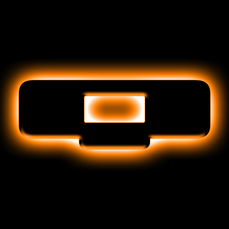 ORACLE Lighting Universal Illuminated LED Letter Badges - Matte Blk Surface Finish - Q