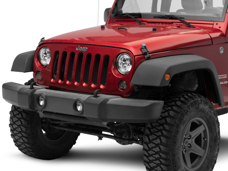 Raxiom 97-18 Jeep Wrangler TJ/JK Axial Series LED Daymaker Headlights- Chrome Housing (Clear Lens) thumbnail 8