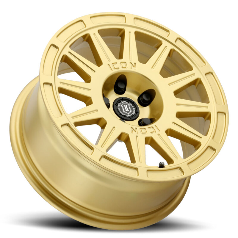 ICON Alloys Wheels 7017805060GG Wheels, RICOCHET, 17 x 8, GLOSS GOLD, 5 x 100, 6", 38mm, 56.1mm, 1850 LBS thumbnail 5