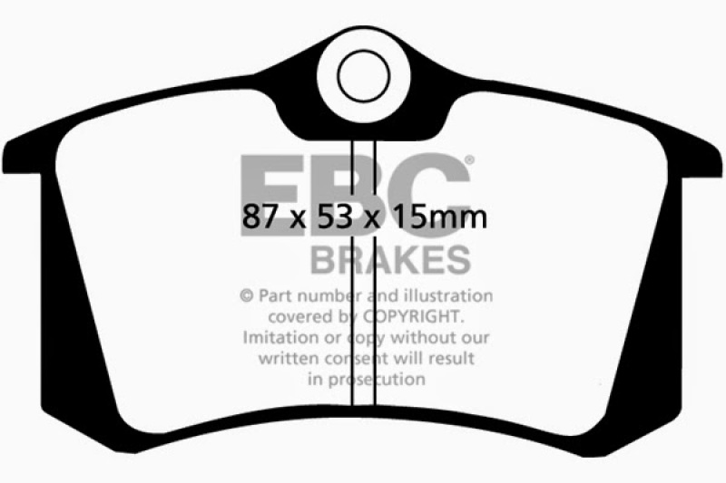 EBC S5 Brake Pad and Rotor Kit (1x ebcDP4680R, 1x ebcGD1283) thumbnail 7