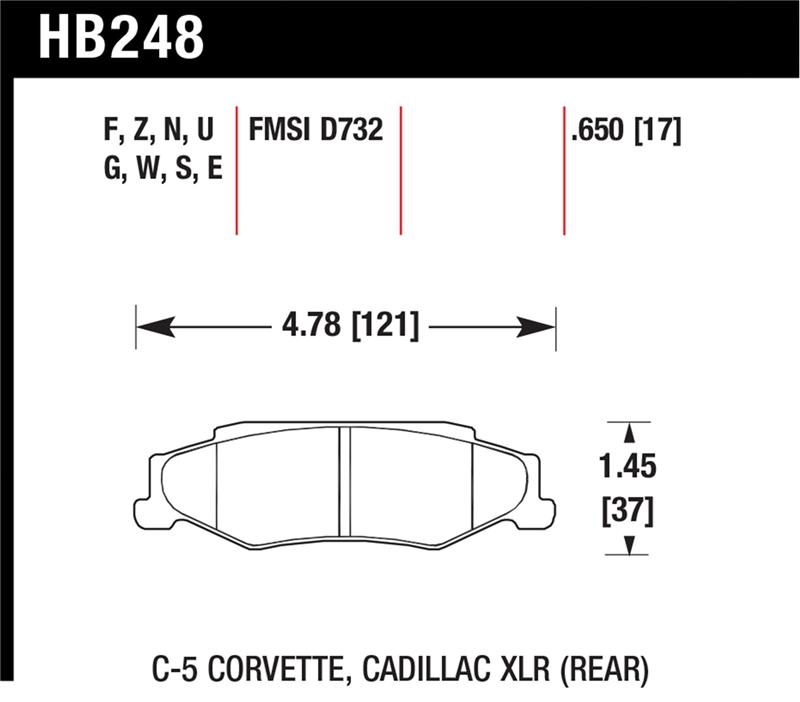 HAWK Blue 9012 Brake Pad Sets