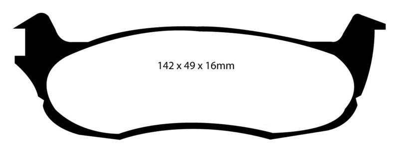 EBC S5 Brake Pad and Rotor Kit (1x ebcGD7154, 1x ebcDP41633R) thumbnail 5