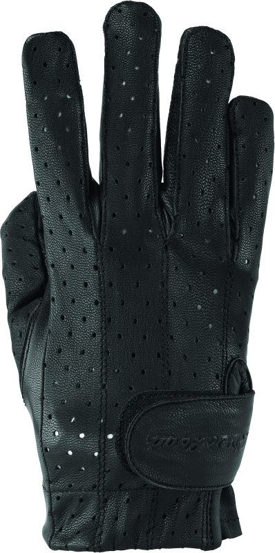 Kuryakyn Leather By River Road Tucson Leather Perforated Gloves Black Womens - XL thumbnail 2