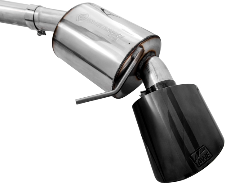 AWE Tuning Audi B9 RS 5 Sportback Touring Edition Exhaust-Non Resonated- Diamond Black RS Style Tips thumbnail 6