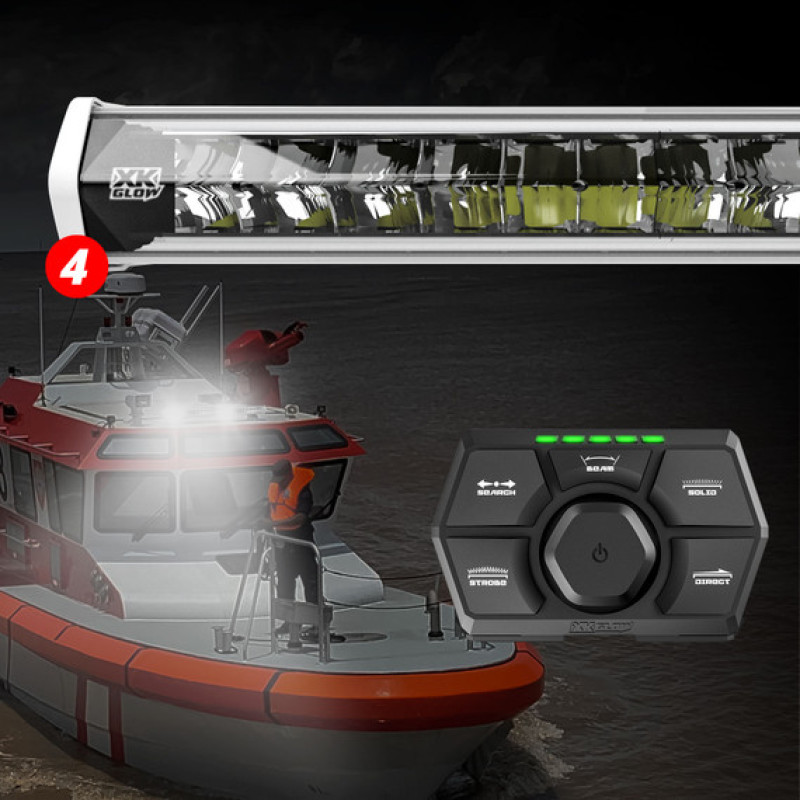 XK Glow SAR360 Light Bar Kit Emergency Search and Rescue Light System White (2)36In (2)20In thumbnail 2