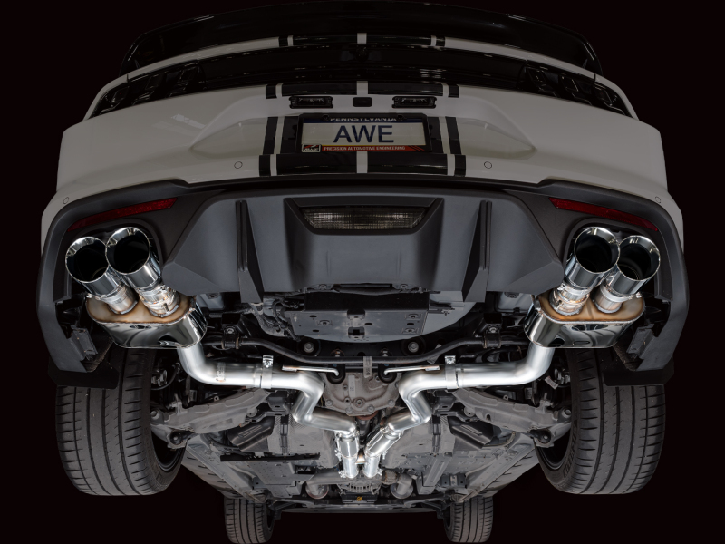AWE Tuning 18-23 S550 Mustang GT SwitchPath Exhaust - Chrome Silver Tips thumbnail 7