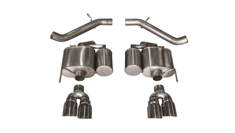 Corsa 2016-2019 Cadillac ATS-V 3.6T 4in Polished Sport Axle-Back Exhaust thumbnail 2