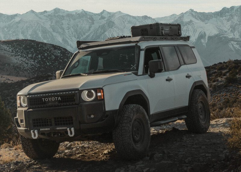 DV8 Offroad Spec Series Roof Racks RRTL4-01 Rack, Series, Aluminum, Black Textured Powdercoated, No Drill Install, Toyota, Lexus, Each thumbnail 8