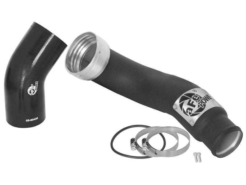 BladeRunner 3 IN Aluminum Cold Charge Pipe Black