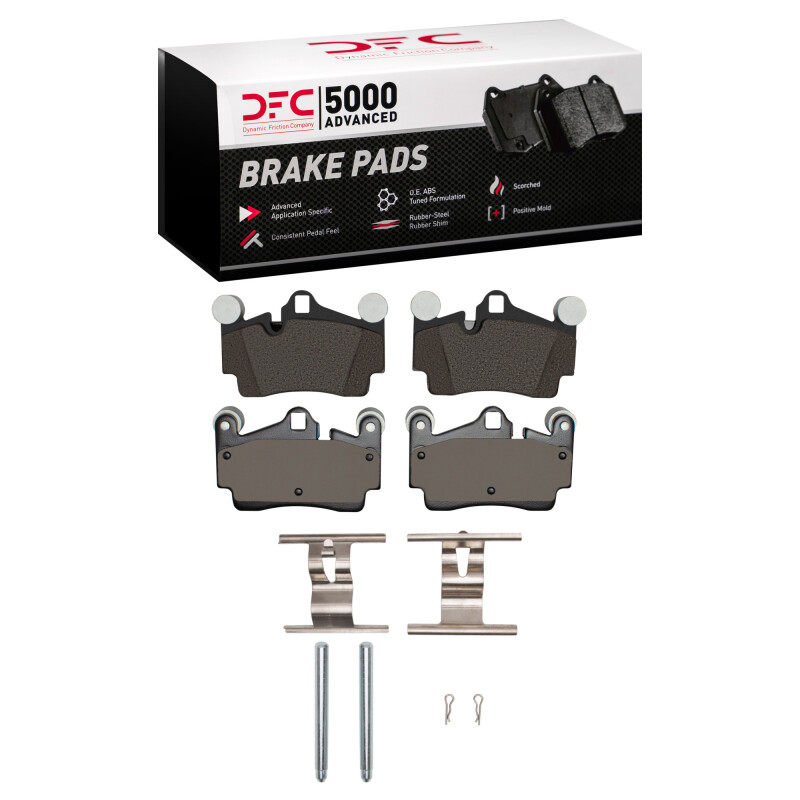DFC 5000 Advanced Pads - Low-Metallic and Hardware Kit