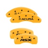 MGP 4 Caliper Covers Engraved Front Acura Rear RSX Yellow Finish Black Char 2003 Acura RSX thumbnail 8