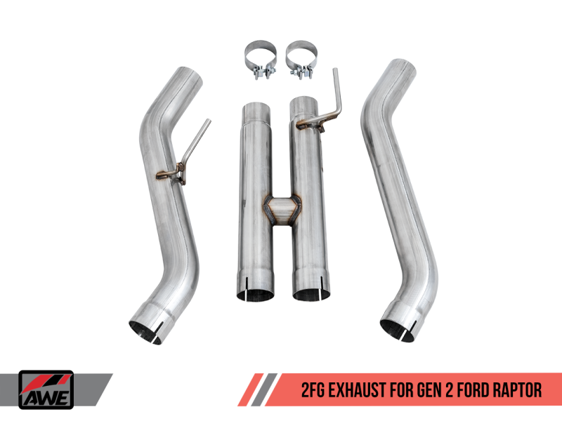 AWE Tuning 2017+ Ford Raptor 2 FG Performance H-Pipe thumbnail 4