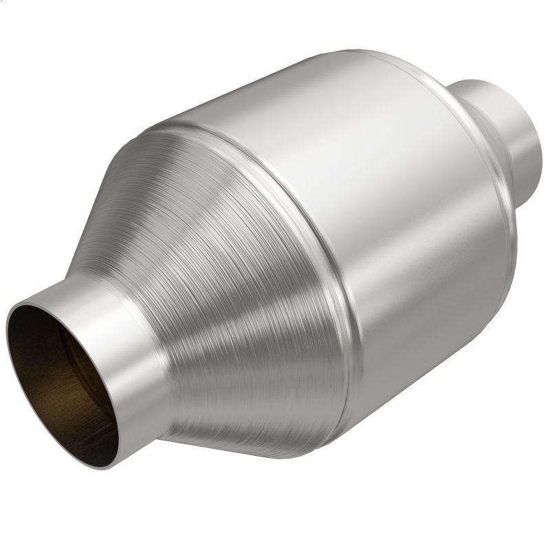 MagnaFlow Univ Cat Conv 2.5in Inlet/Outlet Center/Center Round 3in Body L x 5in W x 8.75in Overall L thumbnail 2