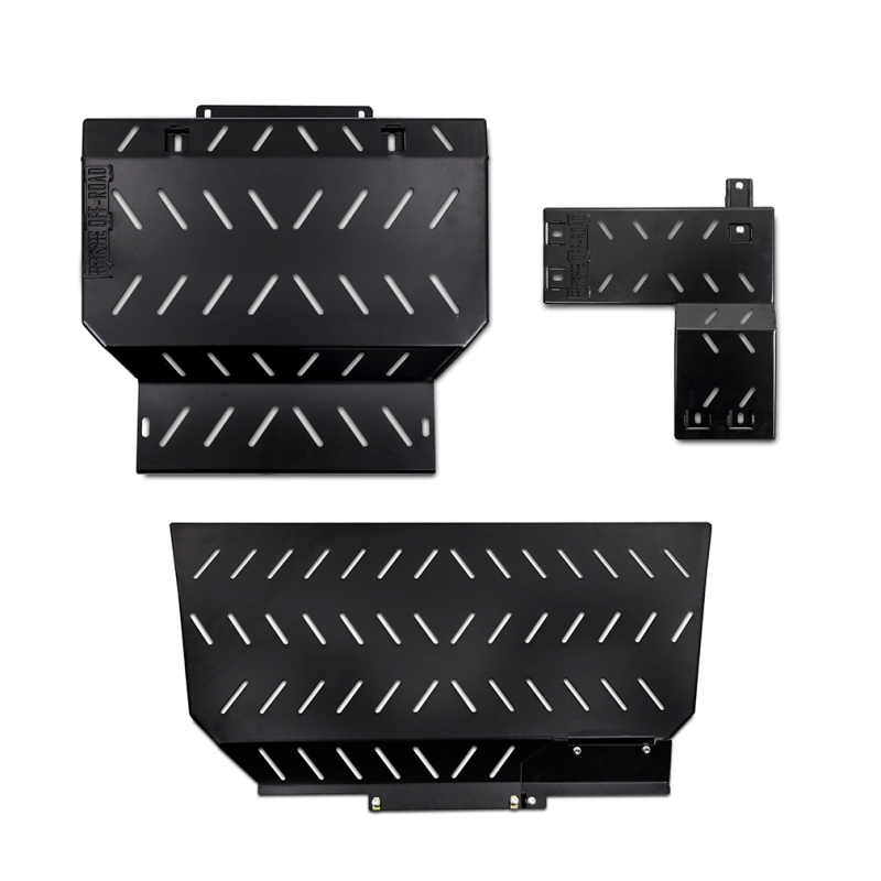 Borne Off-Road Drivetrain Skid Plates for 2017-2023 F-150 - BNSD-F35T-17K 2017+ Ford Raptor Plate Kit thumbnail 2