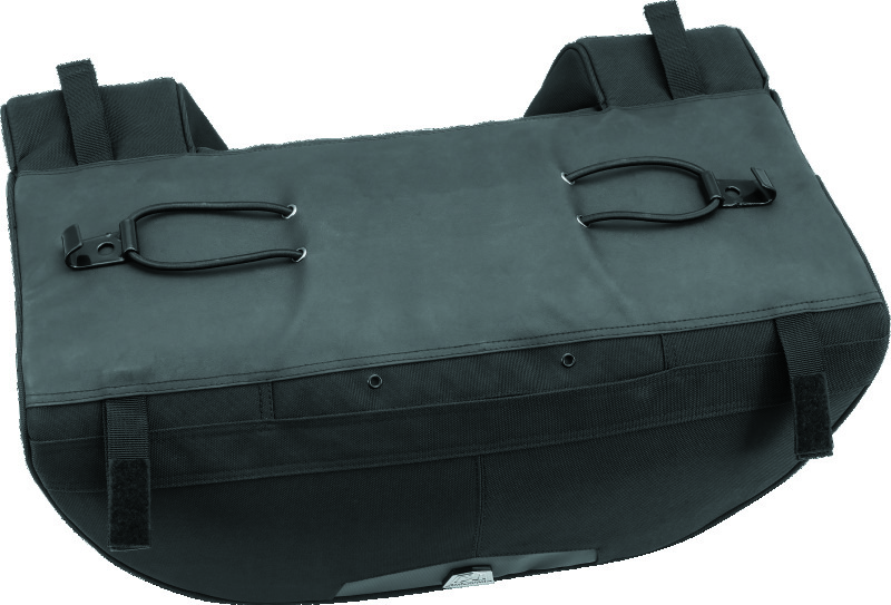 Kuryakyn Momentum Hitchhiker Trunk Rack Bags 5281 Bags, Hitchhiker, 1,200 Denier, Black, Universal, Each thumbnail 4