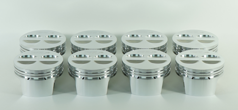 Mahle MS Piston Set GM 604 353ci 4.02in Bore 3.48in Stk 5.7in Rod 0.927 Pin -5cc 10.5 CR Set of 8 thumbnail 2