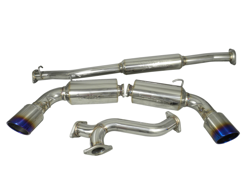Injen 13-20 Subaru BRZ/Toyota 86 2.0L 4cyl SS CB Exhaust w/ Dual Injen Embossed Muffler thumbnail 2