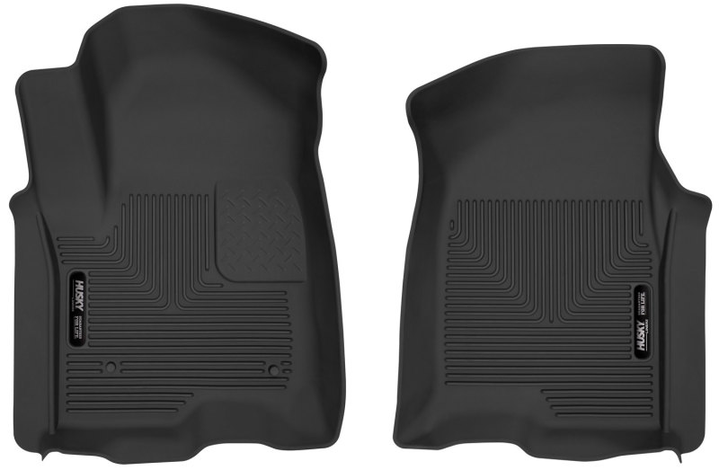 Husky Liners 19-23 Chevy Silverado 1500 Crew Cab/Double Cab X-Act Contour Front Black Floor Liners thumbnail 2