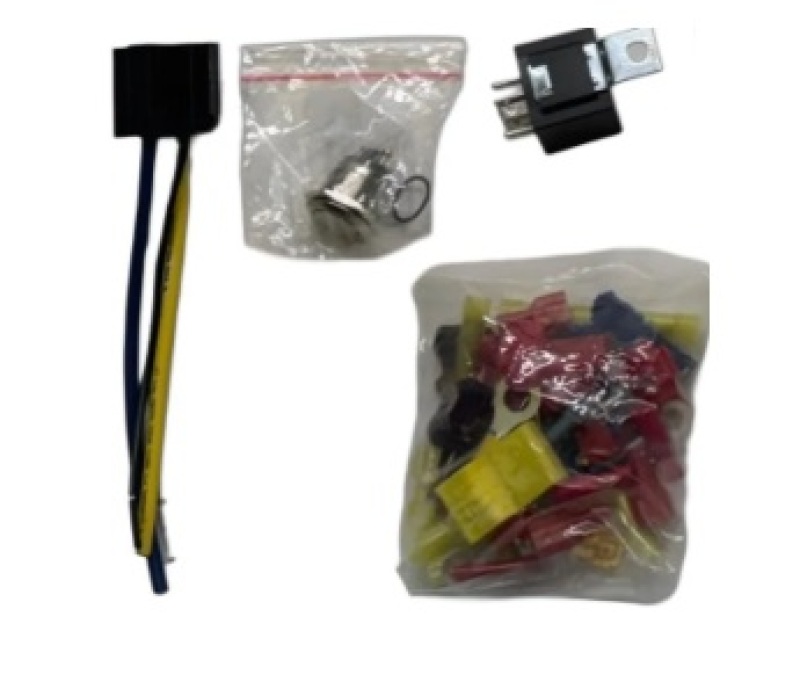 Kleinn 10 Gauge Compressor Wiring Kit/ 40A Relay/ 14.75 ft w/ AGU Fuse Holder