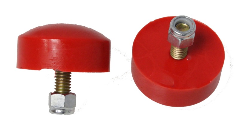 Energy Suspension 1in Tall Buttonhead Bump Stop - Red thumbnail 5