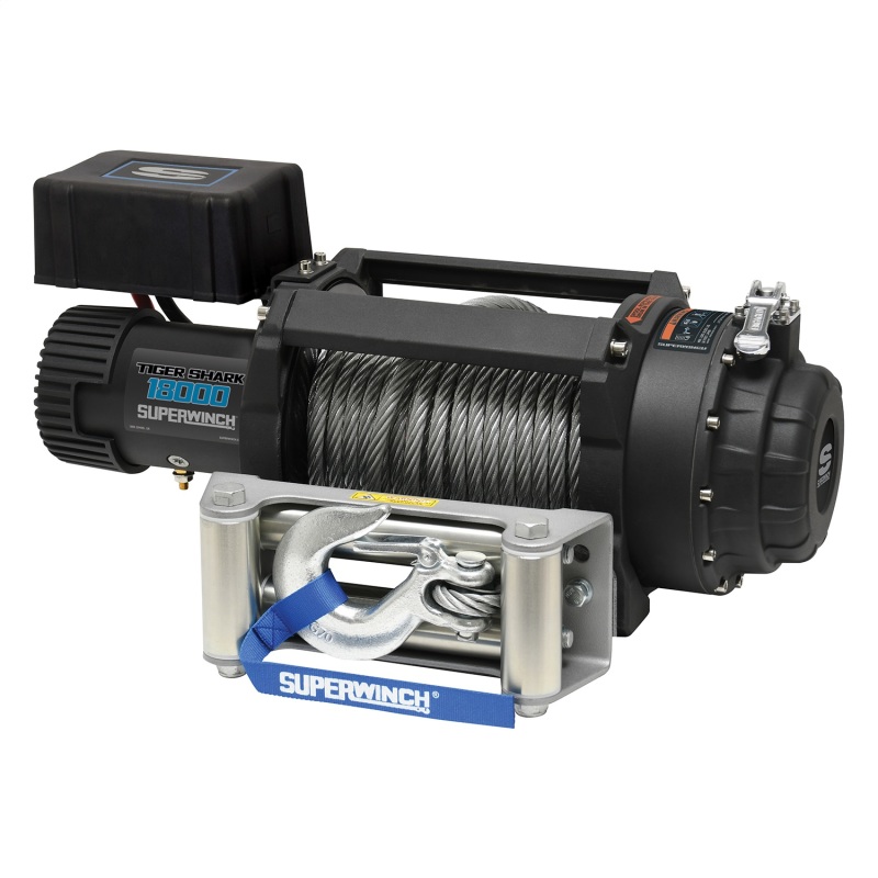 Superwinch 18000 LBS 12V DC Wire Rope Tiger Shark Winch
Winch