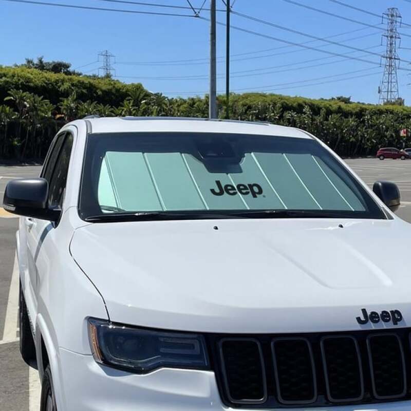 Covercraft 22-24 Jeep Grand Cherokee UVS100 Custom Sunscreen with Jeep logo thumbnail 3