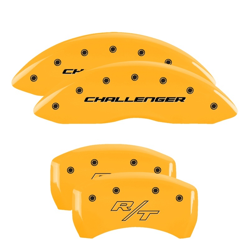 MGP 4 Caliper Covers Engraved Front & Rear SRT4 Red finish silver ch thumbnail 5