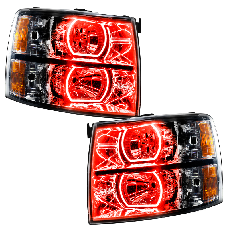 Oracle 07-13 Chevrolet Silverado SMD HL - Black - Square - ColorSHIFT w/ BC1 Controller thumbnail 9