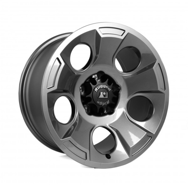 Drakon Wheel, 17x9, Gun Metal; 07-21 Jeep Wrangler JK/JL
Drakon Wheel