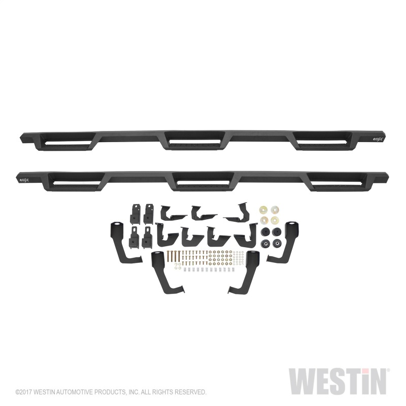 Westin 10-18 RAM 2500/3500 CC 8ft Bed Excl. Dually HDX Drop W2W Nerf Step Bars - Tex. Blk thumbnail 9