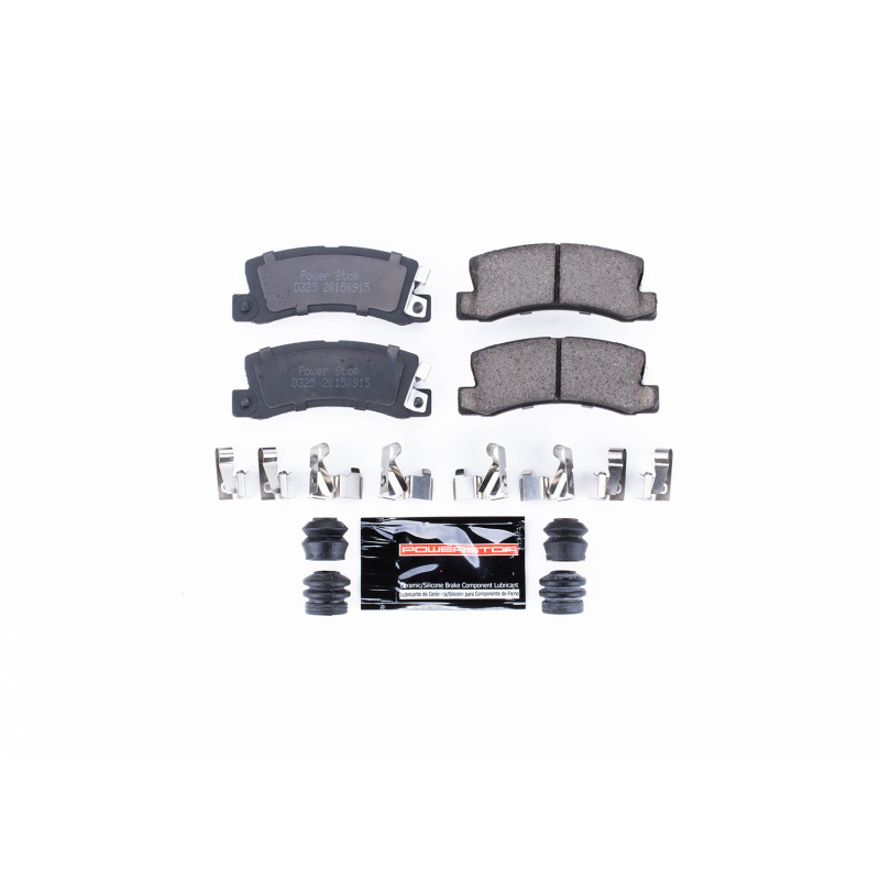 Power Stop 90-92 Geo Prizm Rear Z23 Evolution Sport Brake Pads w/Hardware thumbnail 2