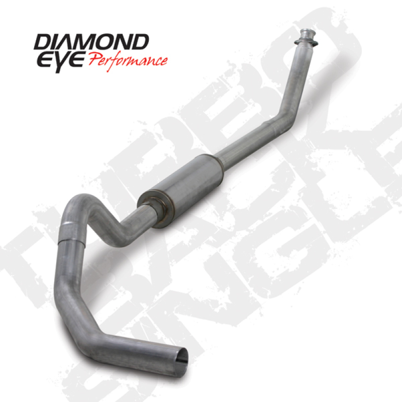 Diamond Eye KIT 4in Turbo Back SGL AL: 98.5-02 DODGE CUMMINS 5.9L
KIT; 4in.; TBSGL; AL