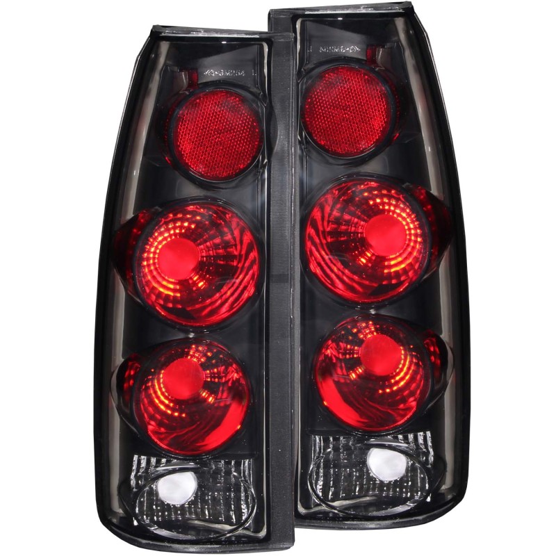 ANZO 1999-2000 Cadillac Escalade Taillights Dark Smoke 3D Style thumbnail 3