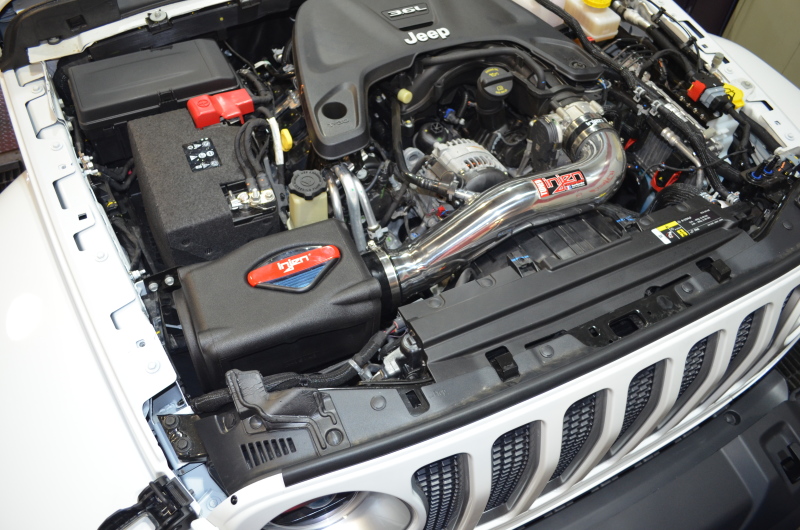 Injen 2018+ Jeep Wrangler JL V6-3.6L Polished Power-Flow Air Intake System thumbnail 8