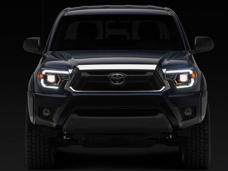 Raxiom 12-15 Toyota Tacoma Axial Series Switchback Projector Headlights- Chrome- Clear Lens thumbnail 4