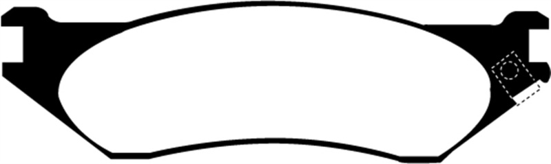 EBC 04-06 Dodge Durango 3.7 Ultimax2 Front Brake Pads thumbnail 6