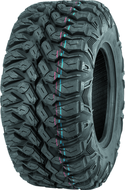 Quadboss QBT846 Utility Tires 25x10-12 Utility, 25.00 x 10.00-12, Radial, Blackwall, Tread Ply 8, ATV/UTV, Powersports, Each thumbnail 3