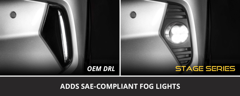 Diode Dynamics 19-22 Toyota RAV4 SS3 Add-On Fog Lamp Kit - White Sport