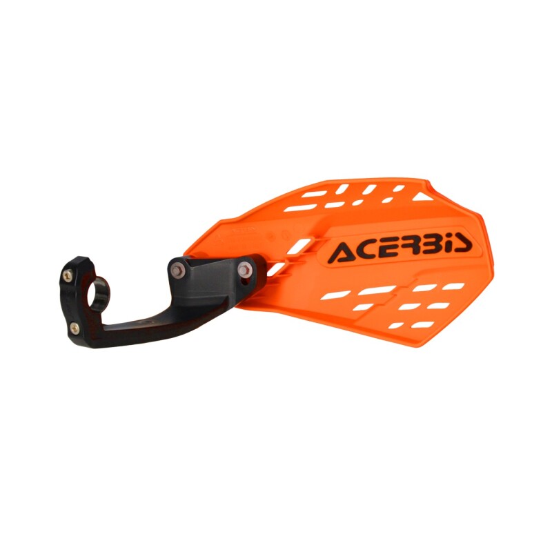 Acerbis Linear Vented Handguard - Orange/Black
