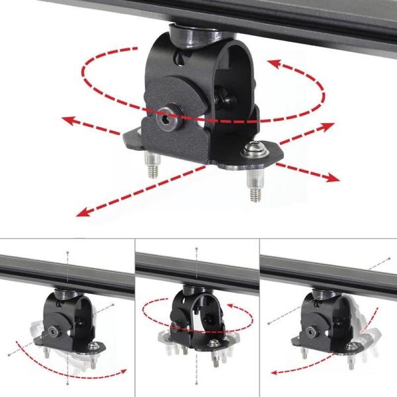 Go Rhino Adjustable Multi-Axis Mounting Kit for SRM Rack thumbnail 2