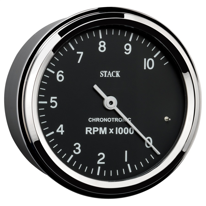Autometer Chronocentric Tachometer - 80mm Blk - 0-10K RPM