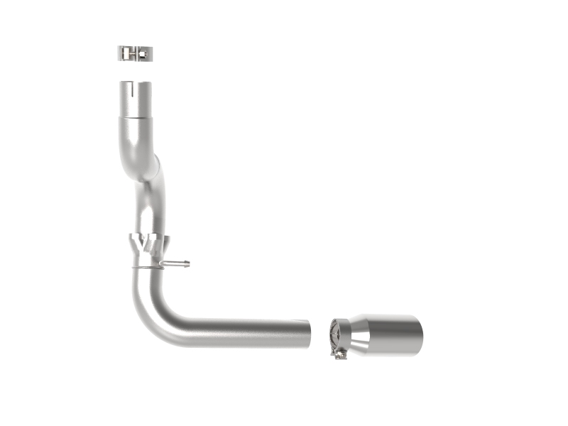 aFe 20-21 Jeep Wrangler Large Bore-HD 3in 304 Stainless Steel DPF-Back Exhaust System - Polished Tip thumbnail 9