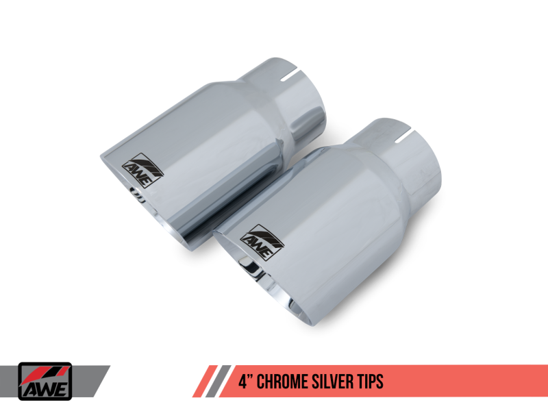 AWE Tuning S550 Mustang EcoBoost Axle-Back Exhaust - Touring Edition (Chrome Silver Tips) thumbnail 8