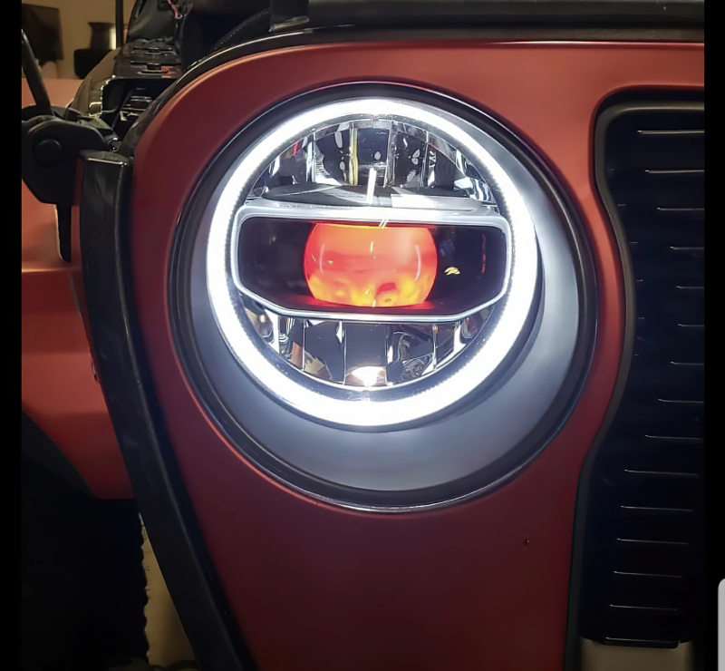 Oracle Jeep Wrangler JL/Gladiator JT Projector Illumination Kit - w/o Controller thumbnail 7