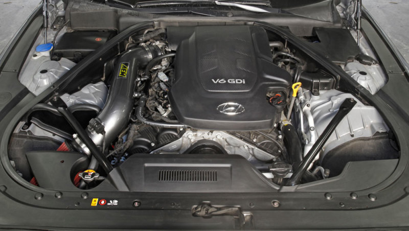 AEM 2015 Hyundai Genesis 3.8L-V6 F/I Silver Cold Air Intake thumbnail 9